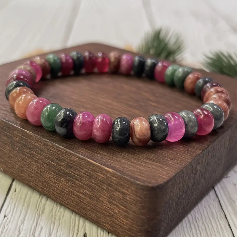 Rainbow Tourmaline Serenity Bracelet