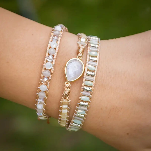 Luminous Moonstone Bracelet