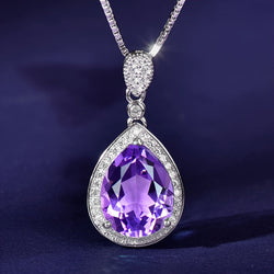 Emily - Amethyst Elegance Necklace
