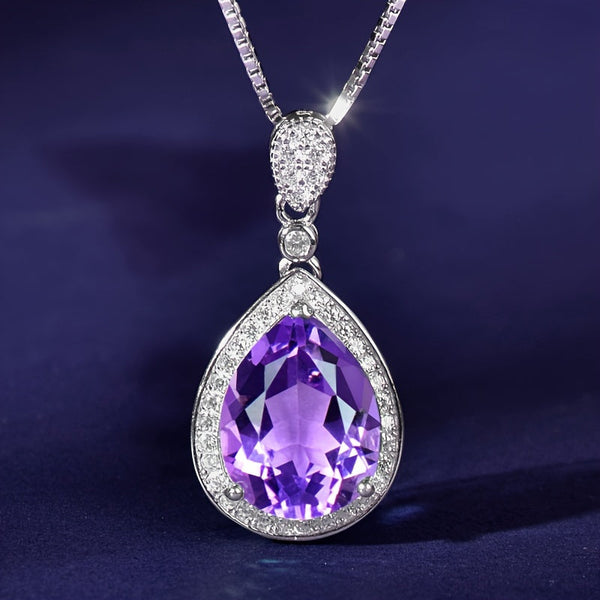 Emily - Amethyst Elegance Necklace