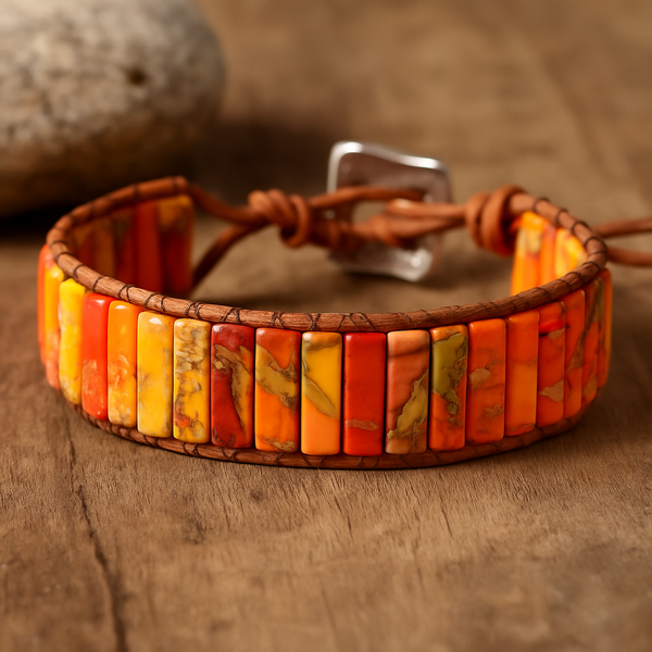 Solar Energy Imperial Jasper Bracelet