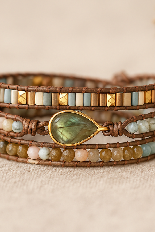 Labradorite Shielding Bracelet