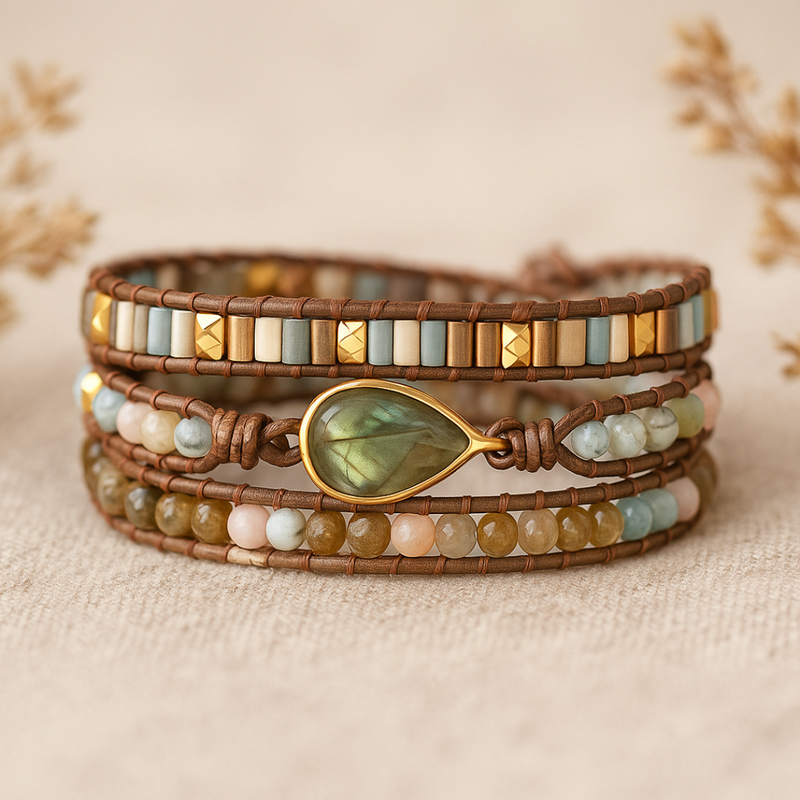 Labradorite Shielding Bracelet