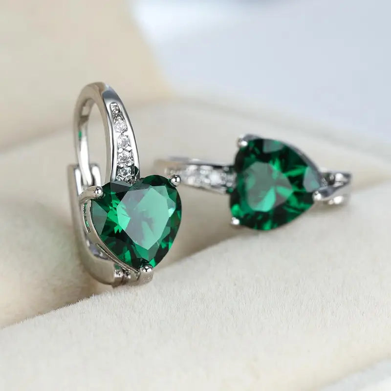 Lunara Greystelle - White Gold Earrings