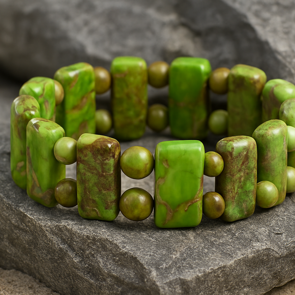 Vitality Bracelet with Green Jasper