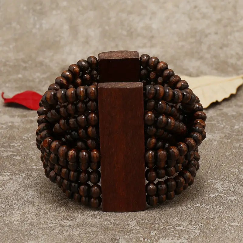Divine Strength Wood Bracelet