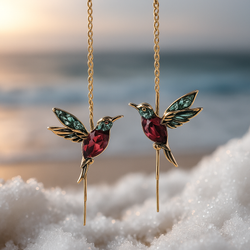 Helen - Joyful Hummingbird Earrings