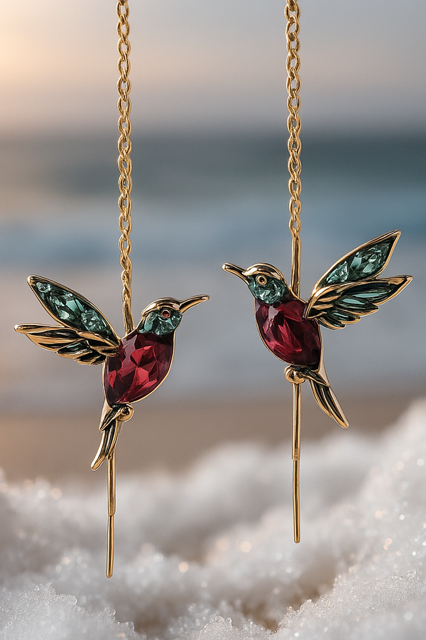 Helen - Joyful Hummingbird Earrings