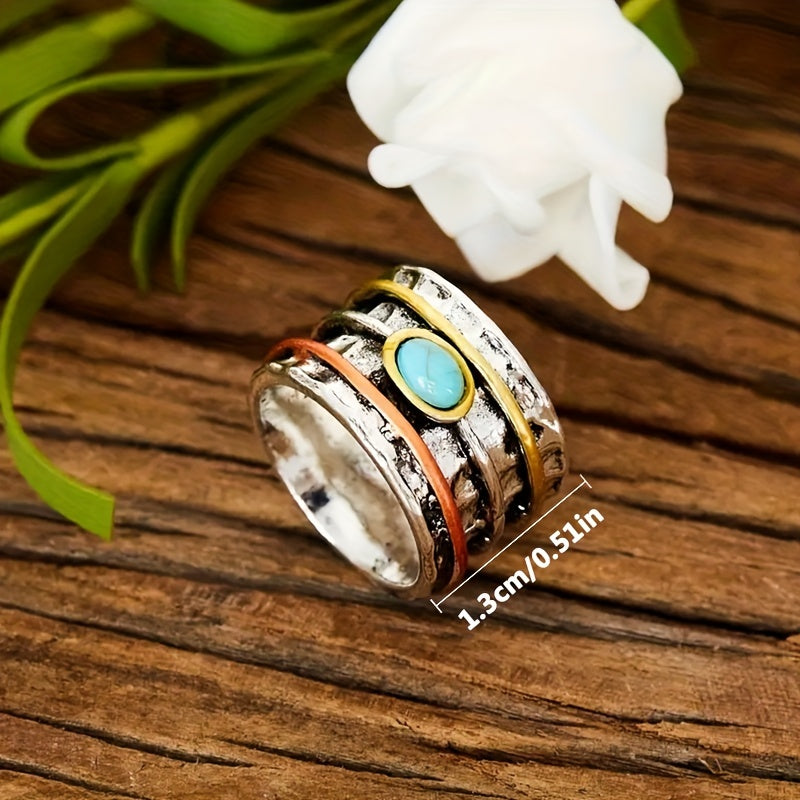 Hailey - Vintage Bohemian Turquoise Ring