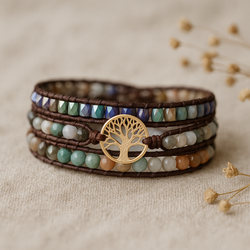 Jasper Life Tree Bracelet