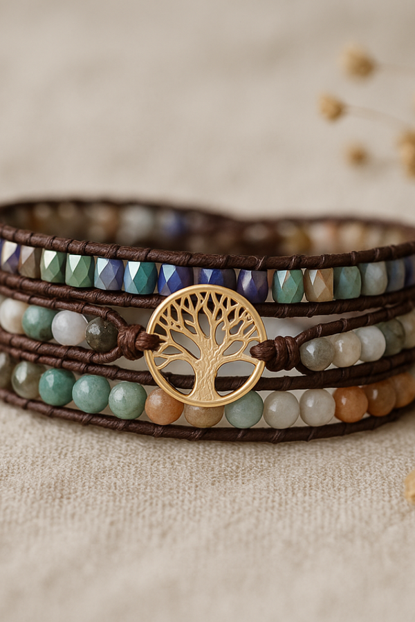 Jasper Life Tree Bracelet