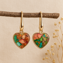 Heartfelt Imperial Jasper Earrings