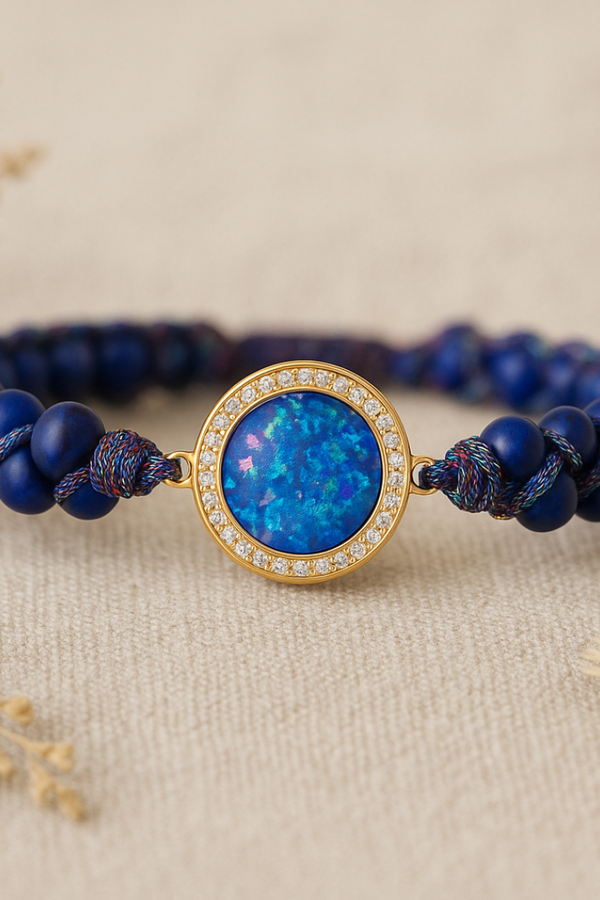 Radiant Jasper and Opal Bracelet