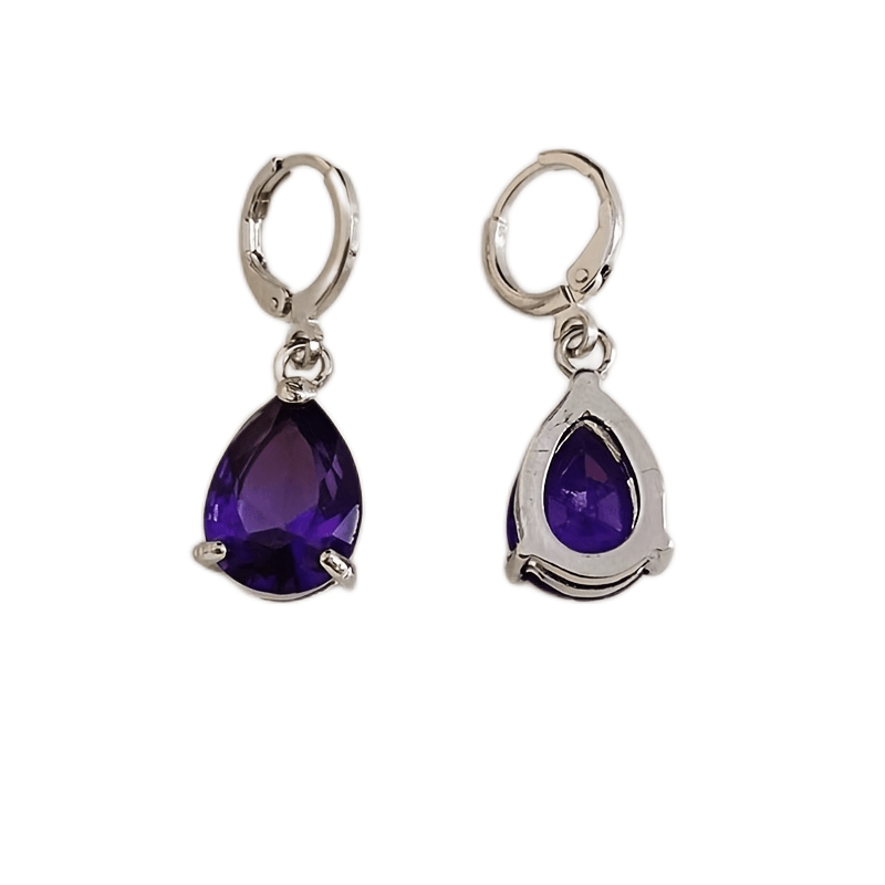 Zoey - Amethyst Earrings
