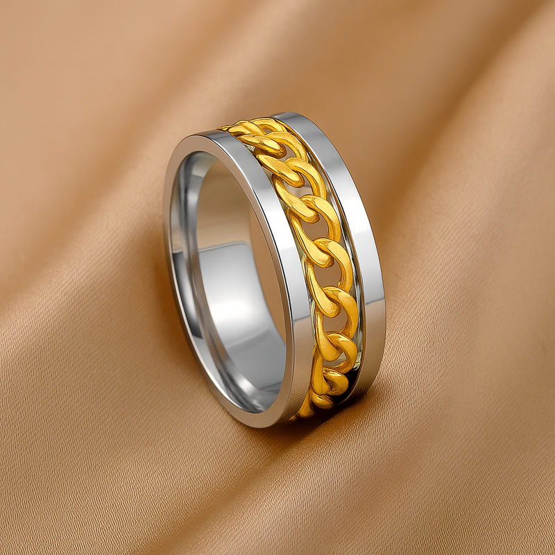 Charlotte's  - Cuban Link Ring Set