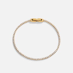 Gold Crystal Bracelet by Niyah