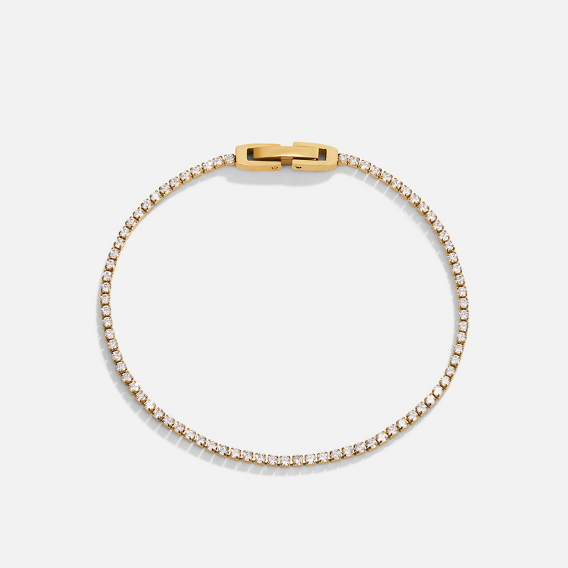 Gold Crystal Bracelet by Niyah