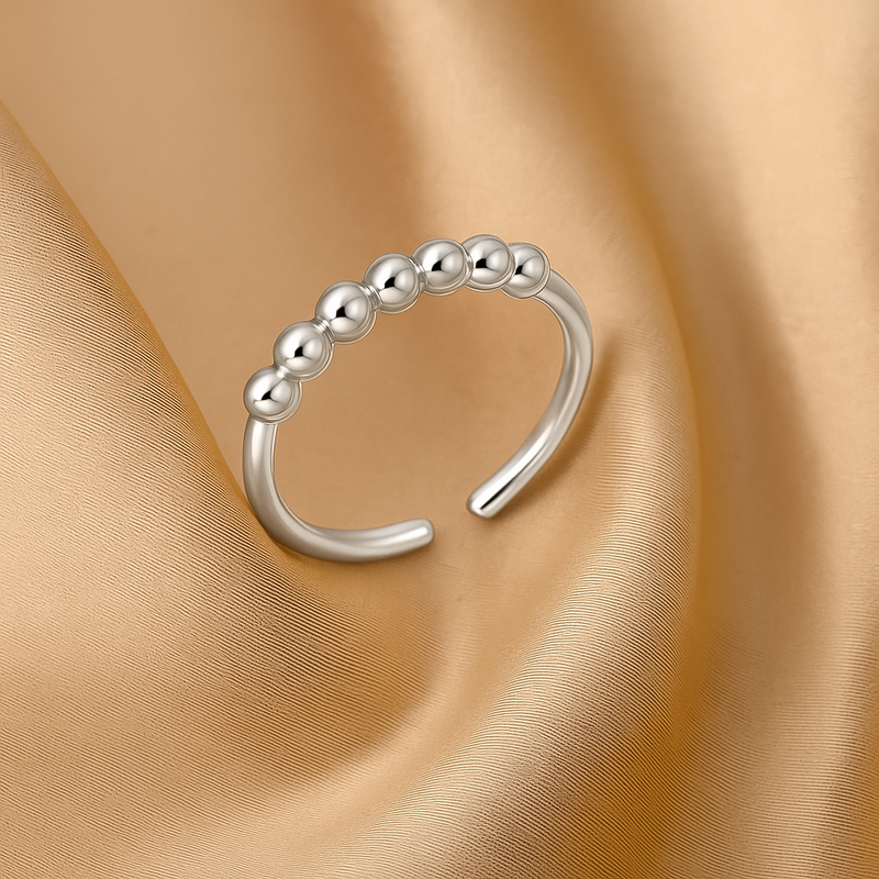 Hazel - Adjustable Beaded Ring