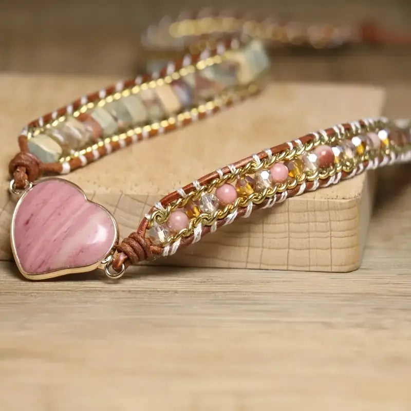 Blush Heart Unity Bracelet