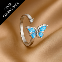 Gabriella - Silver Crystal Butterfly