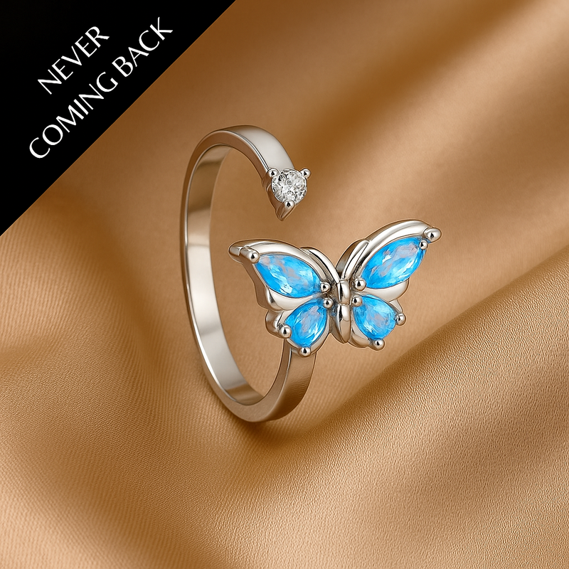 Gabriella - Silver Crystal Butterfly