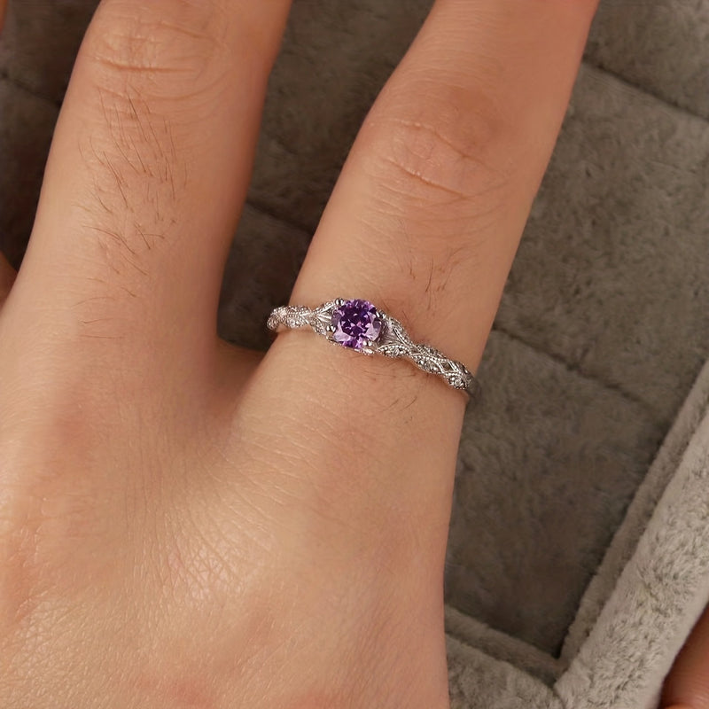 Scarlett - Amethyst  Ring