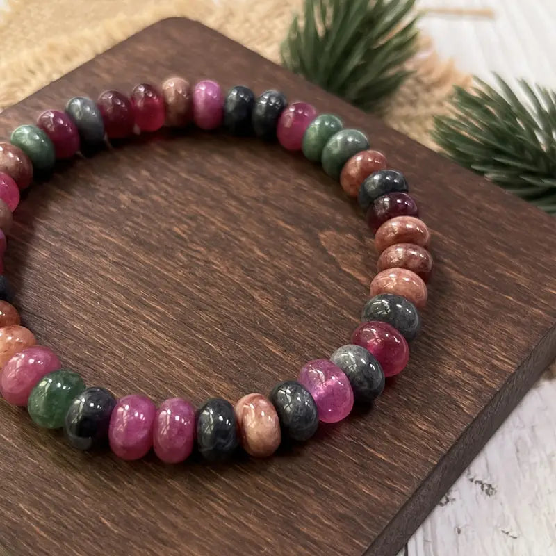 Rainbow Tourmaline Serenity Bracelet