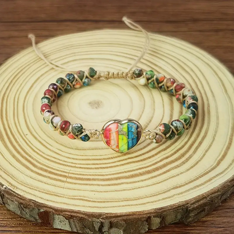 Chakra Love Bracelet in Vibrant Rainbow Colors