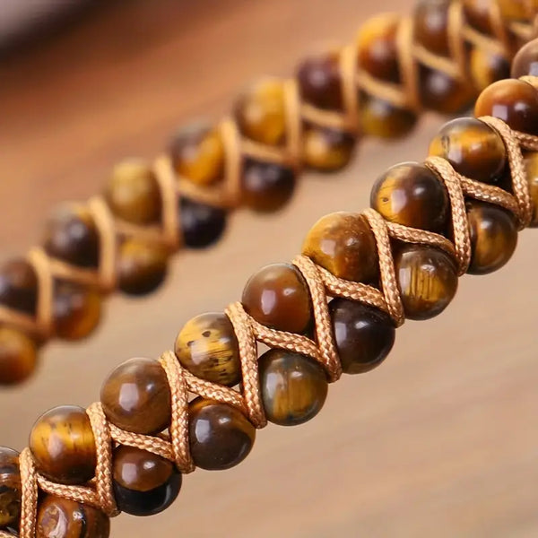 Strength Bracelet with Tiger's Eye Gemstone