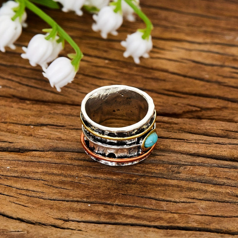 Hailey - Vintage Bohemian Turquoise Ring