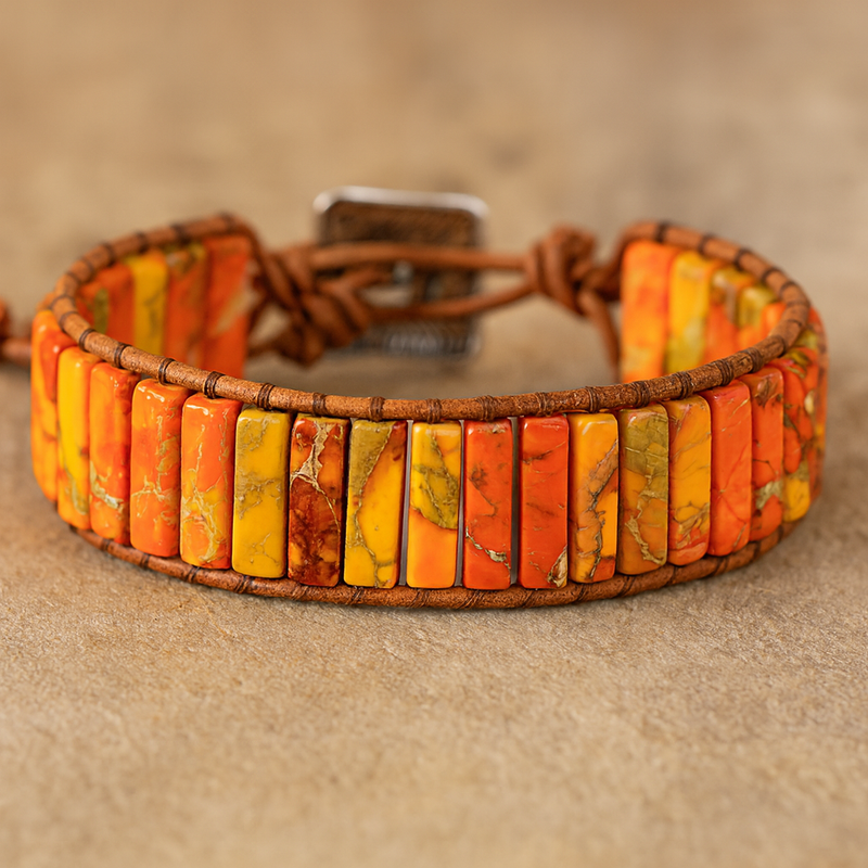 Solar Energy Imperial Jasper Bracelet