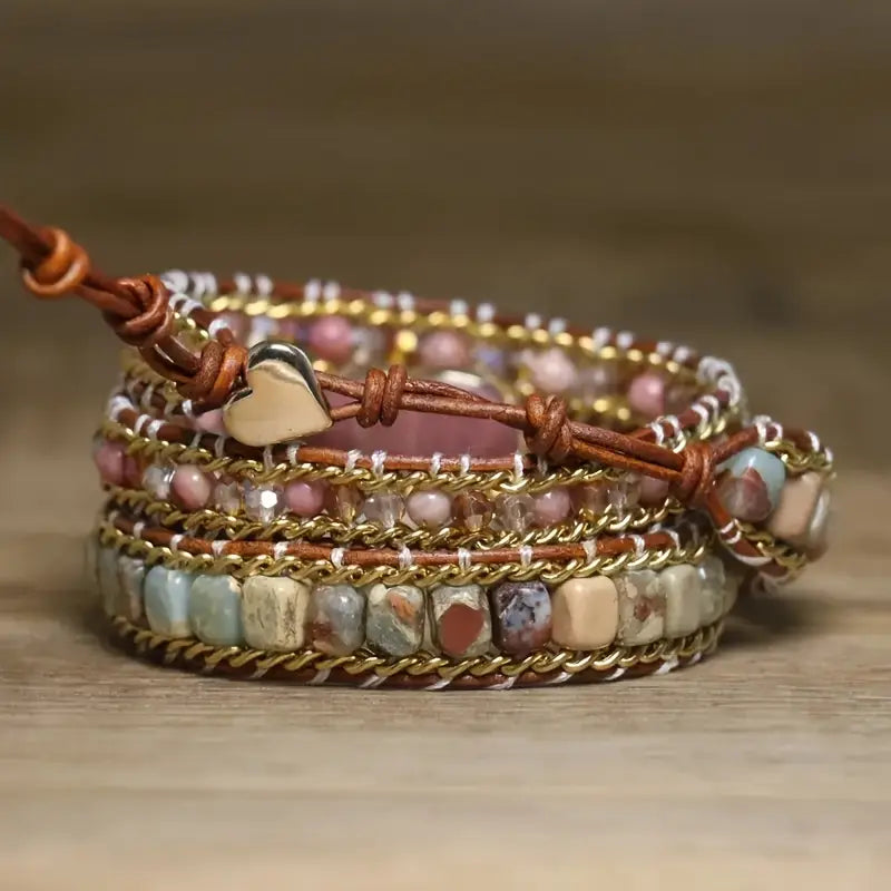 Blush Heart Unity Bracelet