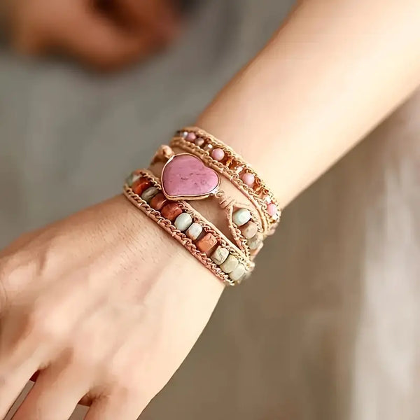 Blush Heart Unity Bracelet