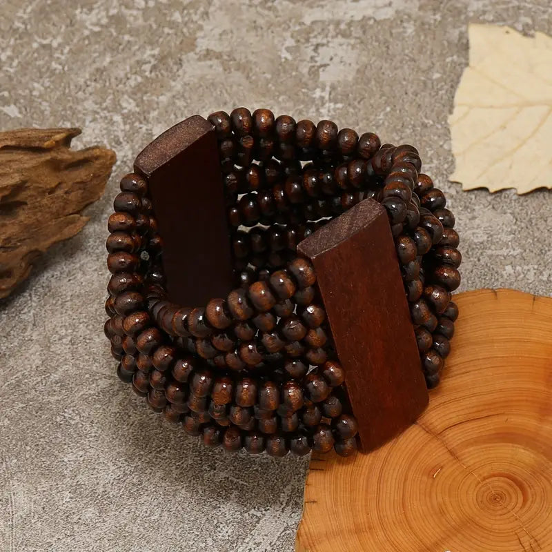 Divine Strength Wood Bracelet