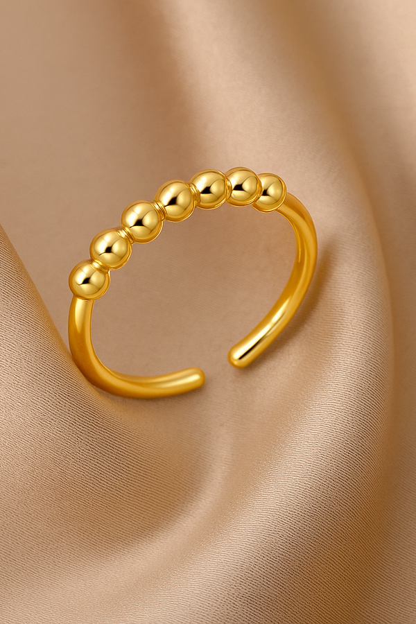 Hazel - Adjustable Beaded Ring
