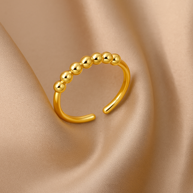 Hazel - Adjustable Beaded Ring