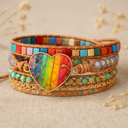 Jasper Chakra Healing Love Bracelet