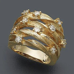 Gemma - Retro Gold Bohemian Ring