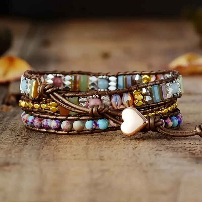 Bohemian Crystal Wrap Bracelet
