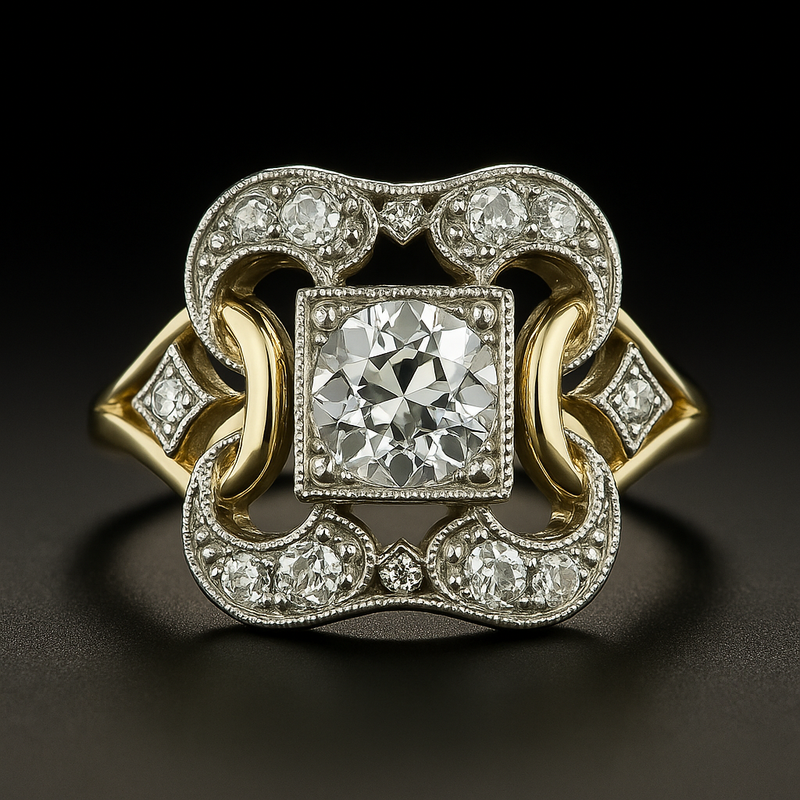 Dominique - Classic Gold Vintage Ring