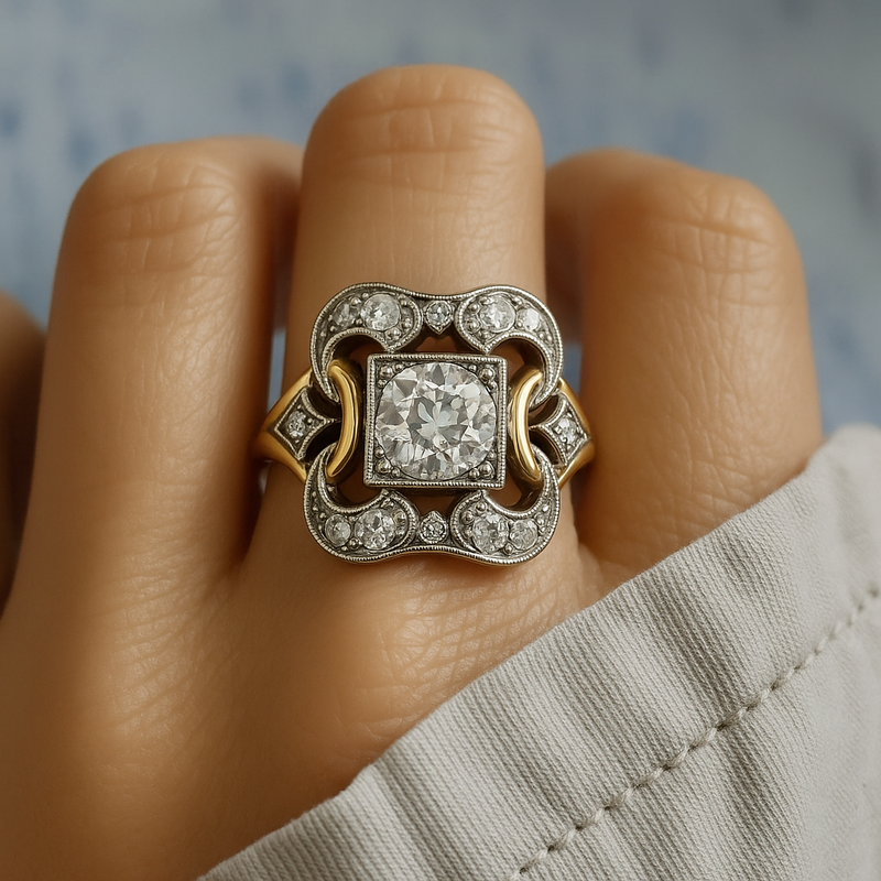 Dominique - Classic Gold Vintage Ring