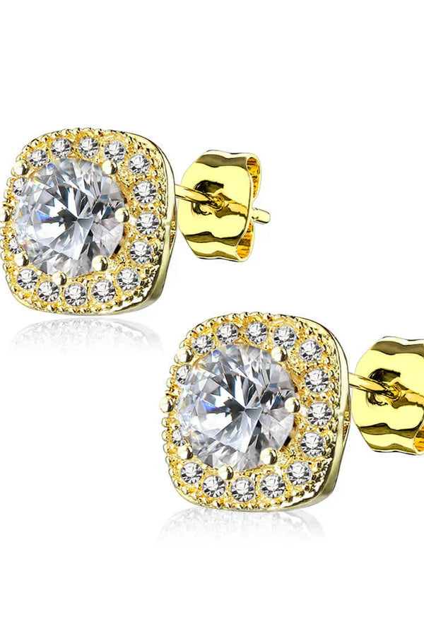Amy - Gold Glennis Earrings