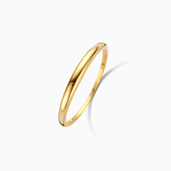 Emma - Gold Slim Dome Ring