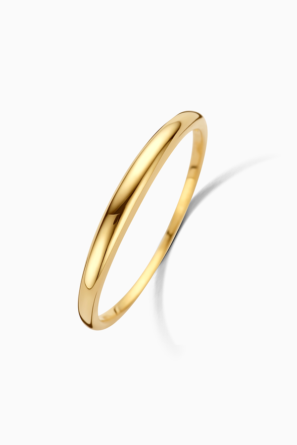 Emma - Gold Slim Dome Ring