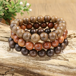 Natural Wood Earth Root Bracelet