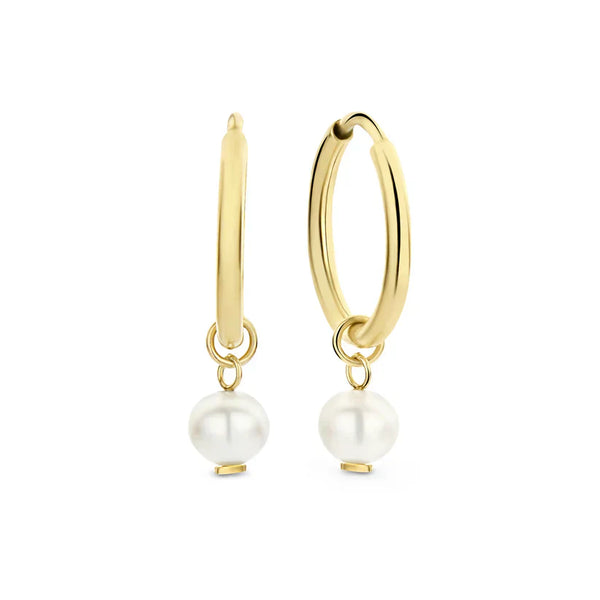 Delia - Gold Crest Earrings