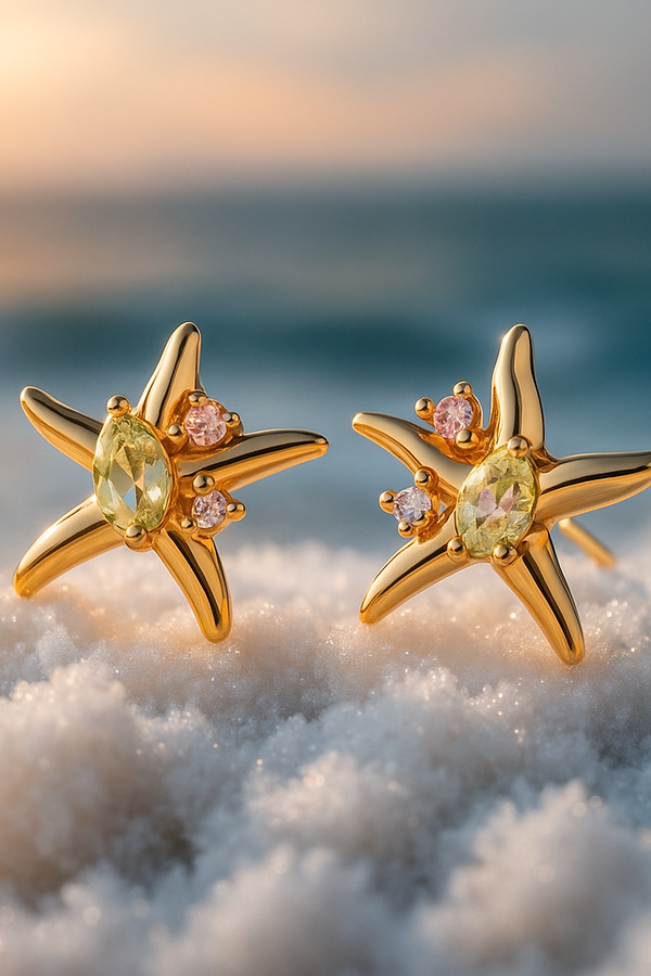 Freya - Joyful Starfish Earrings