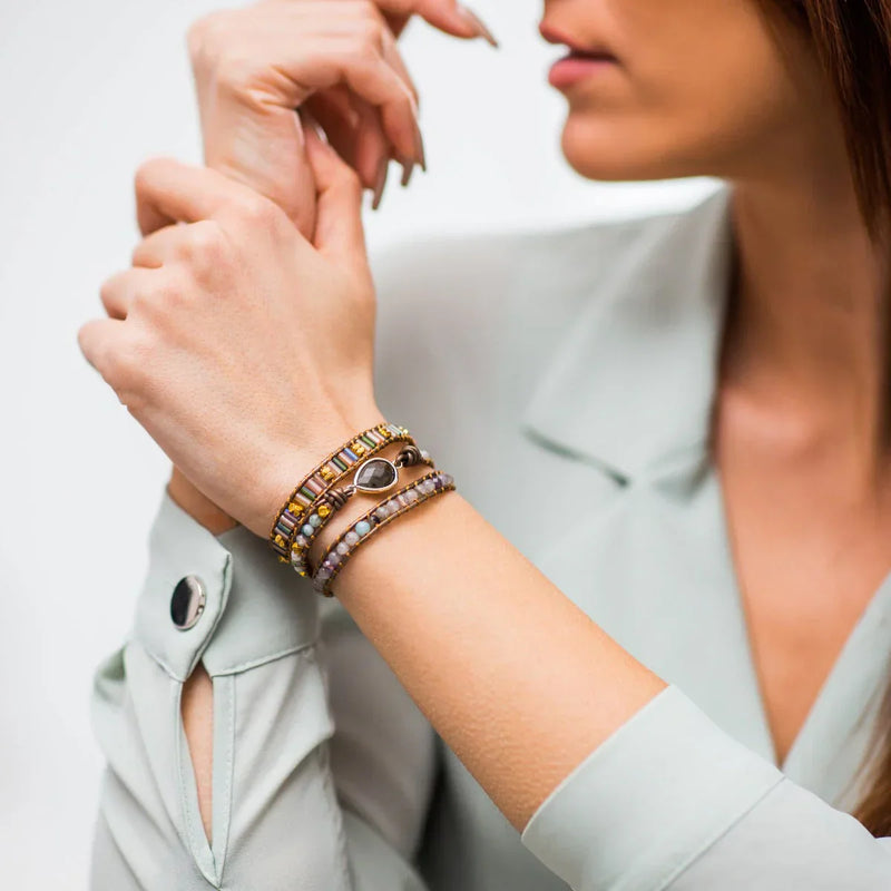 Labradorite Shielding Bracelet