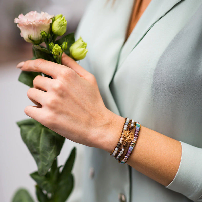 Jasper Life Tree Bracelet