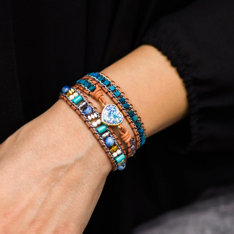 Passionate Opal Heart Bracelet